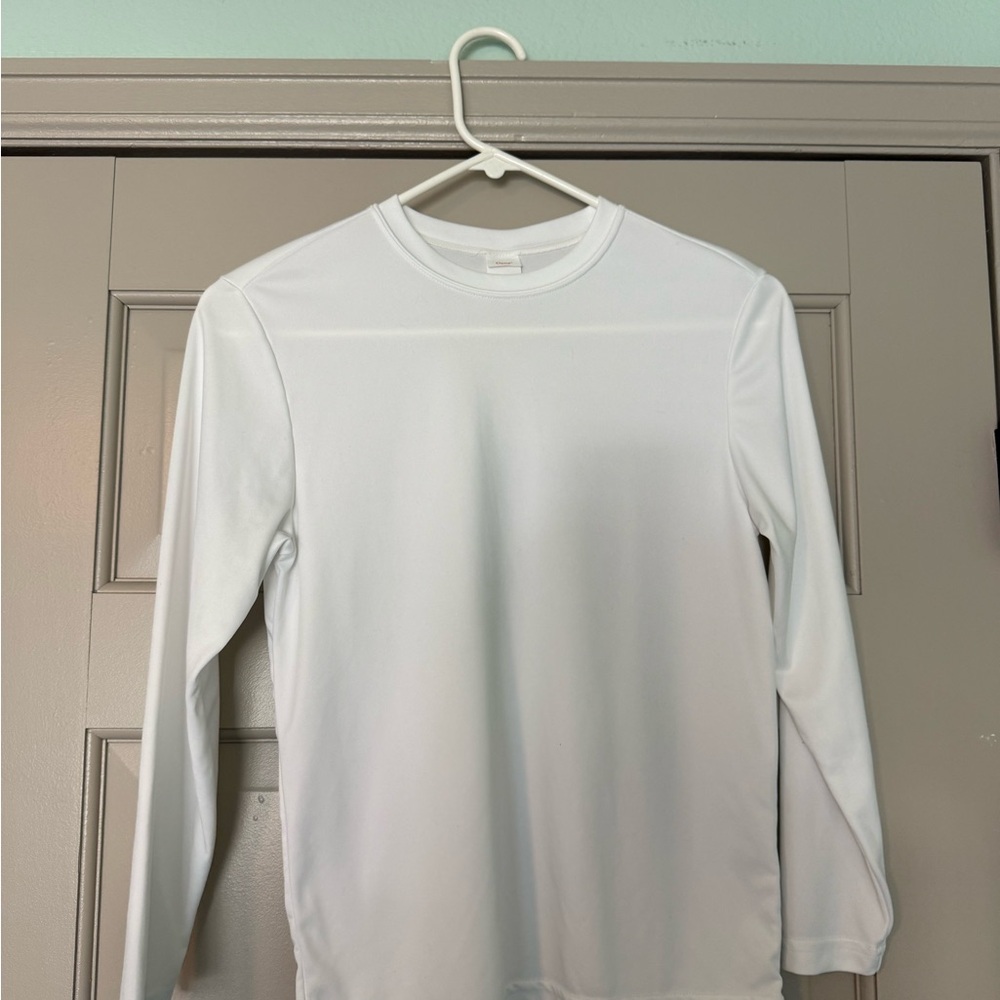 White Long Sleeve Men's Shirt